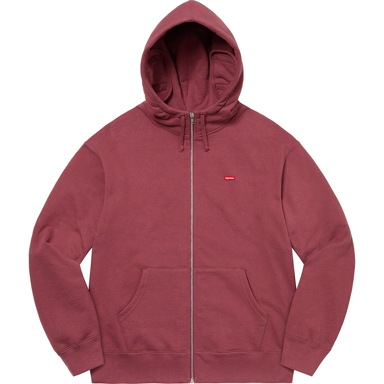 Small Box Facemask Zip Up Hooded Sweatshirt view 2